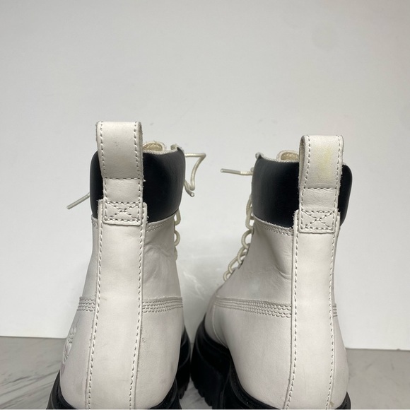 Timberland Sky White Black Chunky Lace Up Boot 9 - Picture 5 of 16